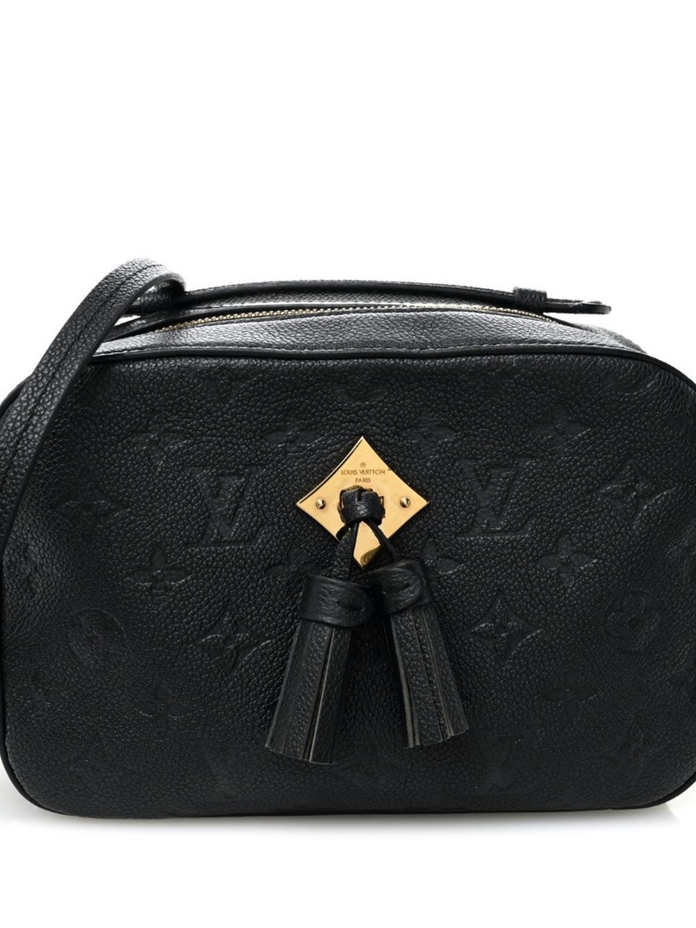 Louis Vuitton Black Monogram Empreinte Tassel Crossbody Bag